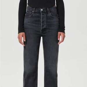Agolde High Rise Black Jeans